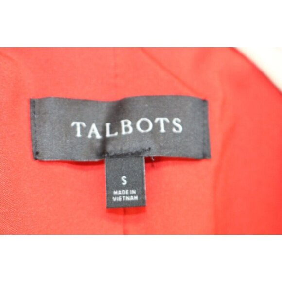 Talbots Wool Blend Red Plaid Jacket-Size Small-Preppy - Picture 8 of 13